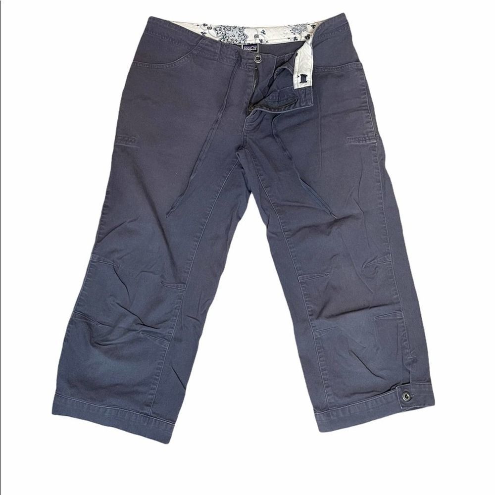 Patagonia Women’s gray denim crop Capri pants